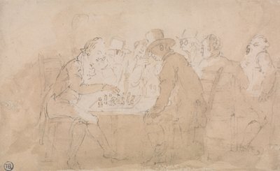 Chess Players by Thomas Rowlandson